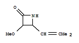 2-Azetidinone,3-methoxy-4-(2-methyl-1-propen-1-yl)-