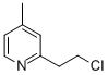 PYRIDINE,2-(2-CHLOROETHYL)-4-METHYL-