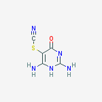 2,4-DIAMINO-6-HYDROXY-5-THIOCYANOPYRIMIDINE