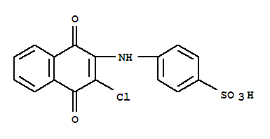 Benzenesulfonic acid,4-[(3-chloro-1,4-dihydro-1,4-dioxo-2-naphthalenyl)amino]-