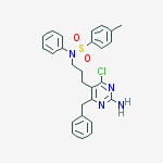 N-[3-(2-amino-4-benzyl-6-chloropyrimidin-5-yl)propyl]-4-methyl-N-phenylbenzenesulfonamide