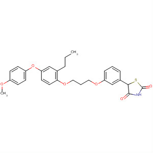 2,4-Thiazolidinedione,5-[3-[3-[4-(4-methoxyphenoxy)-2-propylphenoxy]propoxy]phenyl]-