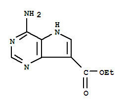 5H-Pyrrolo[3,2-d]pyrimidine-7-carboxylicacid, 4-amino-, ethyl ester