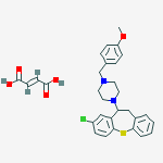 (e)-but-2-enedioic Acid;1-(3-chloro-5,6-dihydrobenzo[b][1]benzothiepin-5-yl)-4-[(4-methoxyphenyl)methyl]piperazine
