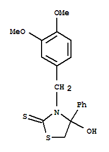 3-(3,4-dimethoxybenzyl)-4-hydroxy-4-phenyl-1,3-thiazolidine-2-thione