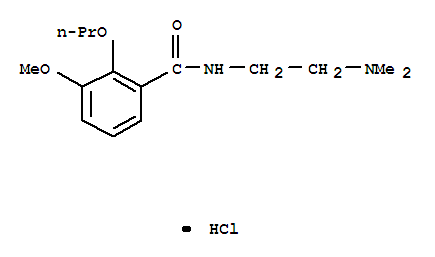 benzamide, N-[2-(dimethylamino)ethyl]-3-methoxy-2-propoxy-, hydrochloride (1:1)