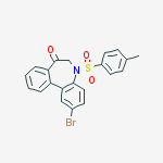 2-bromo-5-[(4-methylphenyl)sulfonyl]-5,6-dihydro-7H-dibenzo[b,d]azepin-7-one