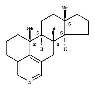Benz[de]indeno[5,4-g]isoquinoline,androst-4-eno[4,5,6-cd]pyridine deriv.