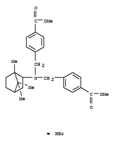 dimethyl 4,4'-{[(1,7,7-trimethylbicyclo[2.2.1]hept-2-yl)imino]dimethanediyl}dibenzoate hydrobromide (1:1)
