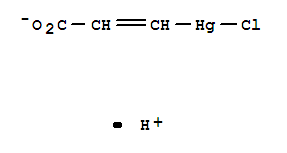 Mercurate(1-),(2-carboxylatoethenyl)chloro-, hydrogen (9CI)