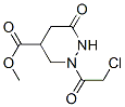 4-Pyridazinecarboxylicacid, 2-(2-chloroacetyl)hexahydro-6-oxo-, methyl ester