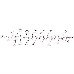 L-Arginine,L-a-aspartyl-L-threonyl-L-arginyl-L-glutaminyl-L-alanyl-L-arginyl-L-arginyl-L-asparaginyl-L-arginyl-L-arginyl-L-arginyl-L-arginyl-L-tryptophyl-L-arginyl-L-a-glutamyl-L-arginyl-L-glutaminyl-