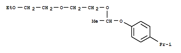 1-{1-[2-(2-ethoxyethoxy)ethoxy]ethoxy}-4-(propan-2-yl)benzene
