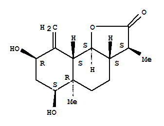 (3S,3aβ,9aβ,9bα)-3a,4,5,5a,6,7,8,9,9a,9b-Decahydro-6β,8β-dihydroxy-3β,5aα-dimethyl-9-methylenenaphtho[1,2-b]furan-2(3H)-one