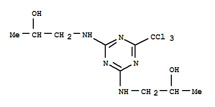 1,1'-{[6-(trichloromethyl)-1,3,5-triazine-2,4-diyl]diimino}dipropan-2-ol