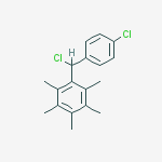 1-[chloro-(4-chlorophenyl)methyl]-2,3,4,5,6-pentamethylbenzene