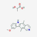 LACTIC ACID,COMPOUND WITH 9-METHOXY-5,11-DIMETHYL-6H-PYRIDO[4,3-B]CARBAZOLE