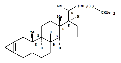 Cyclopropa[2,3]cyclopenta[a]phenanthrene,3'H-cyclopropa[2,3]cholest-2-ene deriv.