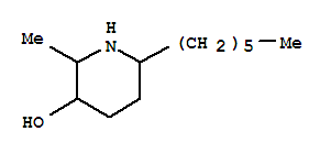 3-Piperidinol,6-hexyl-2-methyl-, [2R-(2a,3a,6a)]-