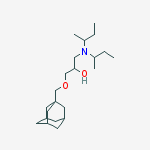 1-[Bis(1-methylpropyl)amino]-3-(tricyclo[3.3.1.13,7]decan-1-ylmethoxy)-2-propanol