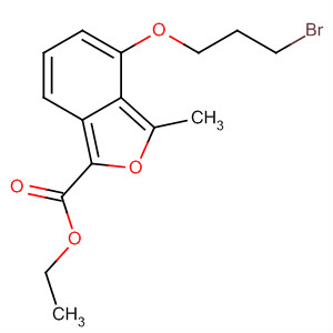 2-Benzofurancarboxylic acid, 4-(3-bromopropoxy)-3-methyl-, ethyl ester