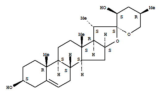 (22S,23S,25R)-3β,23-Dihydroxyspirostan-5-ene