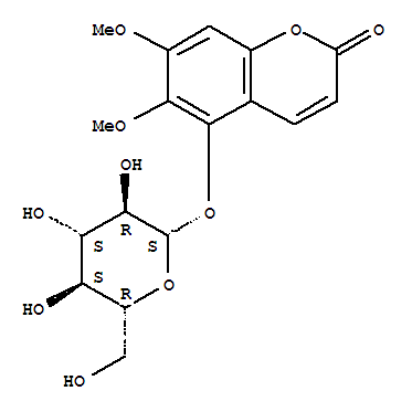 5-(β-D-Glucopyranosyloxy)-6,7-dimethoxy-2H-1-benzopyran-2-one