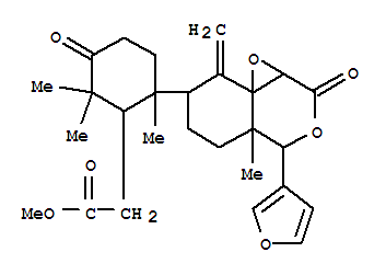 6-[4-(3-Furyl)octahydro-4a-methyl-8-methylene-2-oxooxireno[d][2]benzopyran-7-yl]-2,2,6-trimethyl-3-oxocyclohexaneacetic acid methyl ester