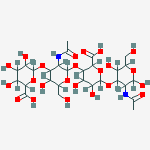 6-[3-acetamido-2-[6-[3-acetamido-2,5-dihydroxy-6-(hydroxymethyl)oxan-4-yl]oxy-2-carboxy-4,5-dihydroxyoxan-3-yl]oxy-5-hydroxy-6-(hydroxymethyl)oxan-4-yl]oxy-3,4,5-trihydroxyoxane-2-carboxylic Acid