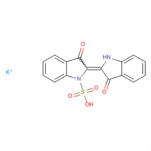 1H-Indolesulfonic acid,2-(1,3-dihydro-3-oxo-2H-indol-2-ylidene)-1,3-dihydro-3-oxo-,monopotassium salt