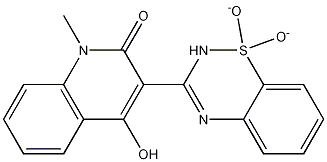 2(1H)-Quinolinone,3-(1,1-dioxido-2H-1,2,4-benzothiadiazin-3-yl)-4-hydroxy-1-methyl-