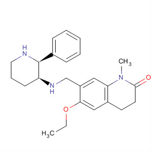 2(1H)-Quinolinone,6-ethoxy-3,4-dihydro-1-methyl-7-[[[(2S,3S)-2-phenyl-3-piperidinyl]amino]methyl]-