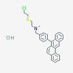 2-[(2-chloroethyl)sulfanyl]-N-methyl-N-[4-(tetraphen-7-yl)benzyl]ethanamine