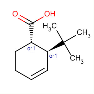 3-Cyclohexene-1-carboxylic acid, 2-(1,1-dimethylethyl)-, trans-