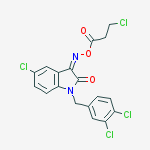 5-chloro-1-(3,4-dichlorobenzyl)-1H-indole-2,3-dione 3-[O-(3-chloropropanoyl)oxime]