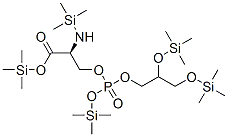 O-[[2,3-Bis(trimethylsiloxy)propoxy](trimethylsilyloxy)phosphinyl]-N-(trimethylsilyl)-L-serine (trimethylsilyl) ester