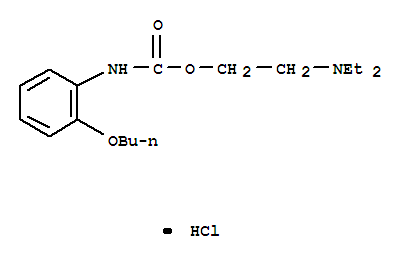 2-{[(2-butoxyphenyl)carbamoyl]oxy}-N,N-diethylethanaminium chloride