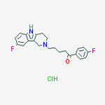 1-(4-fluorophenyl)-5-(8-fluoro-1,3,4,5-tetrahydropyrido[4,3-b]indol-2-yl)pentan-1-one;hydrochloride