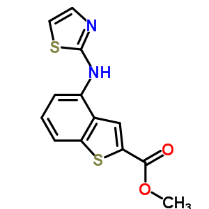 methyl 4-(1,3-thiazol-2-ylamino)-1-benzothiophene-2-carboxylate