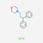4-(3,3-diphenylpropyl)morpholine;hydrochloride