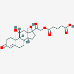 5-[2-(11,17-dihydroxy-10,13-dimethyl-3-oxo-2,6,7,8,9,11,12,14,15,16-decahydro-1h-cyclopenta[a]phenanthren-17-yl)-2-oxoethoxy]-5-oxopentanoic Acid