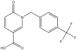 6-oxo-1-(4-(trifluoromethyl)benzyl)-1,6-dihydropyridine-3-carboxylic acid