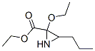 2-Aziridinecarboxylicacid, 2-ethoxy-3-propyl-, ethyl ester