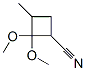 Cyclobutanecarbonitrile, 2,2-dimethoxy-3-methyl-