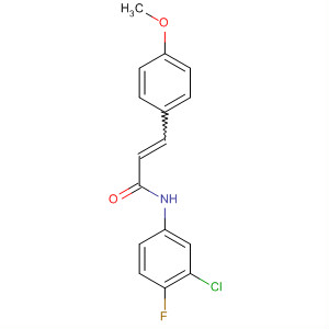 2-Propenamide, N-(3-chloro-4-fluorophenyl)-3-(4-methoxyphenyl)-