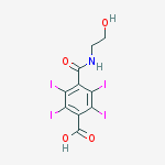 4-[(2-hydroxyethyl)carbamoyl]-2,3,5,6-tetraiodobenzoic acid