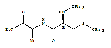 ethyl N,S-ditritylcysteinylalaninate