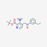 2-(2-BOC-AMINO-4-PYRIDYL)-1-(3-ETHYLPHENYL)ETHANONE