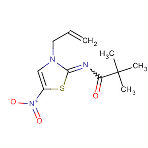 Propanamide,2,2-dimethyl-N-[5-nitro-3-(2-propenyl)-2(3H)-thiazolylidene]-