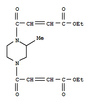 4,4-(2-methyl-1,4-piperazinodiyl)bis(4-oxo-1-propene-1-carboxylic acid diethyl ester)